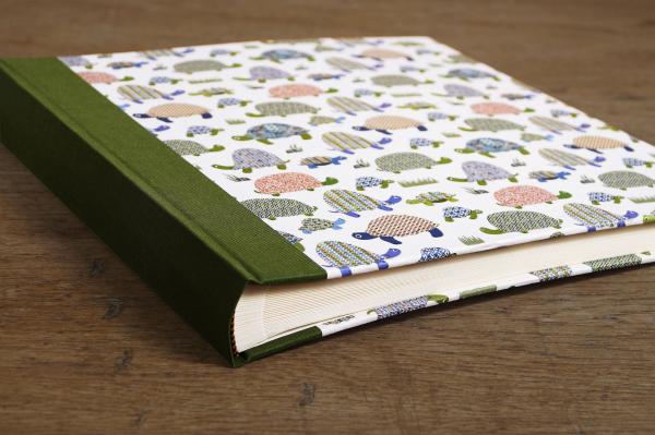 Beautiful photo album for baby photos, handmade in Germany